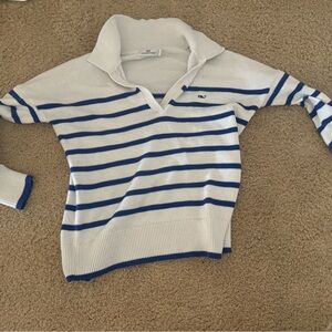 Stripe sweater vineyard vines